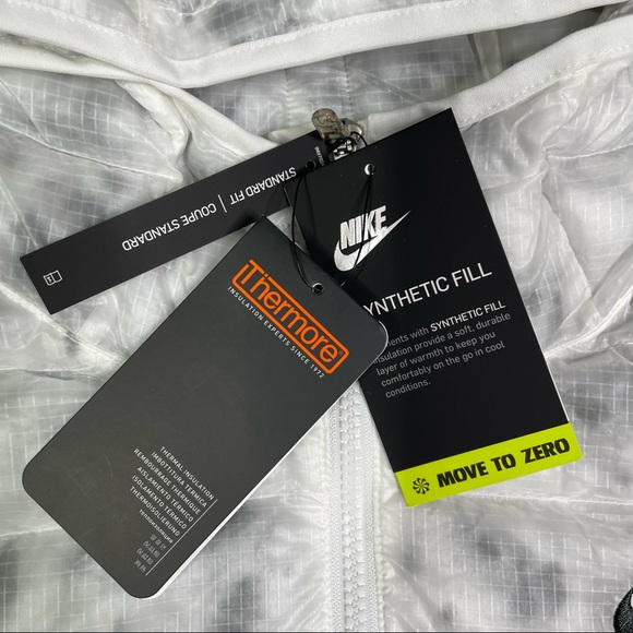 New Nike Men’s Sportswear Marble Insulation Jacket Half-Zip DA0396-121 - Picture 2 of 8